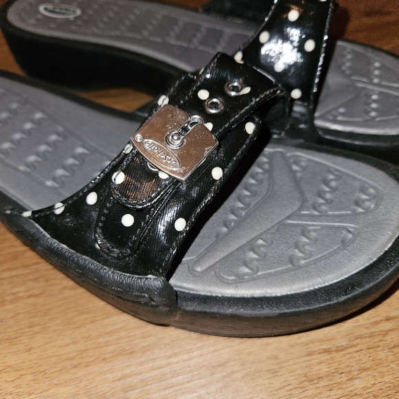 Dr. Scholl's Rock On Open Toe Adjustable Slide Sandal, like new - Picture 6 of 14